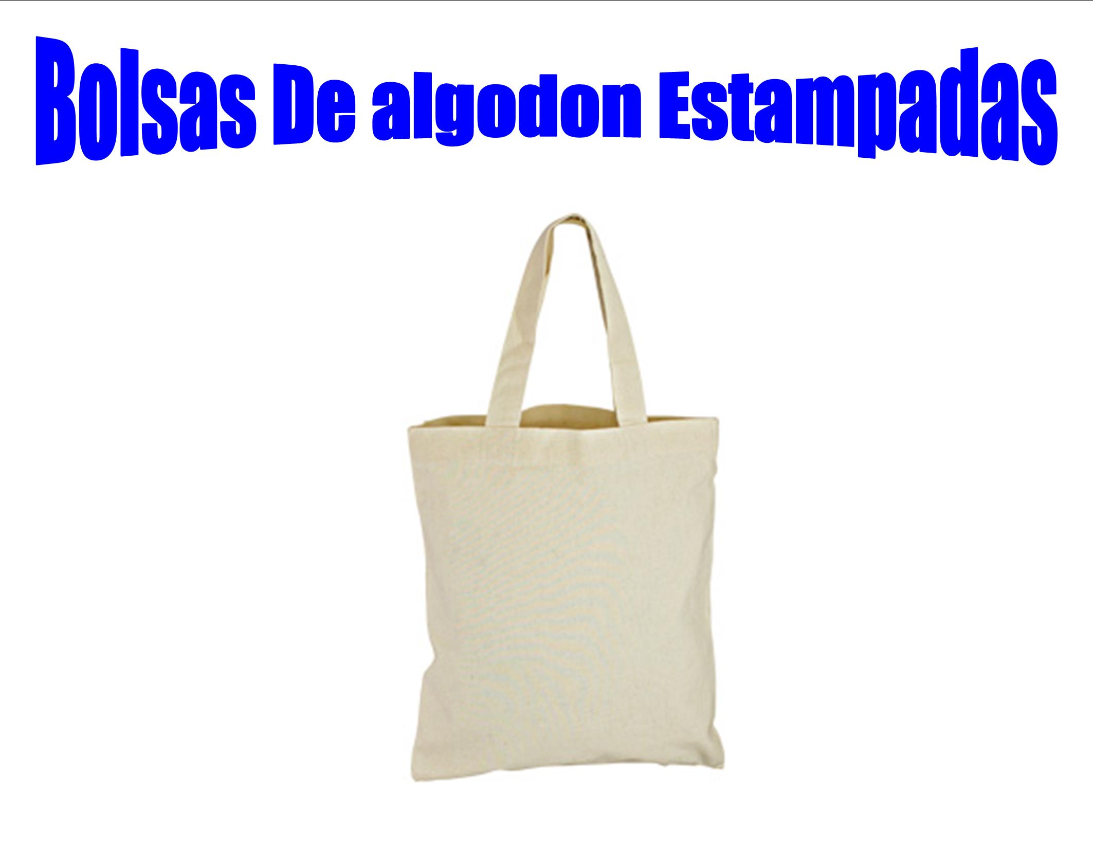 bolsa de algodon CRUDO 25 X 30